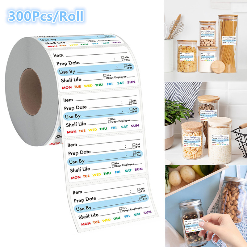 (Ce14) 300 шт./рулон. Наклейки – обзор и цена Snacks Food Labels